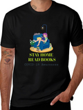 Stay Home & Read T-Shirt - COVID-19 Awareness