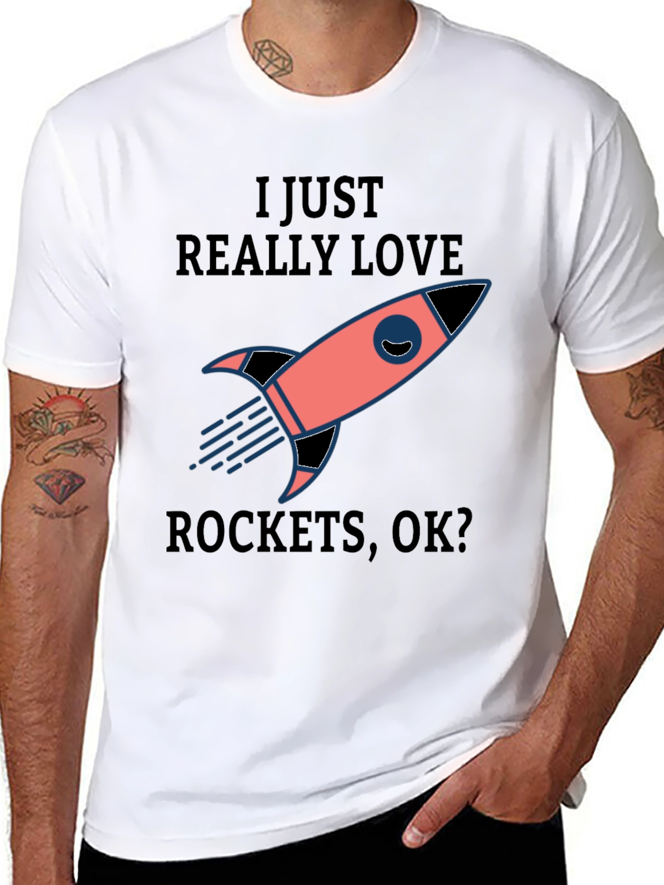 I Love Rockets T-Shirt