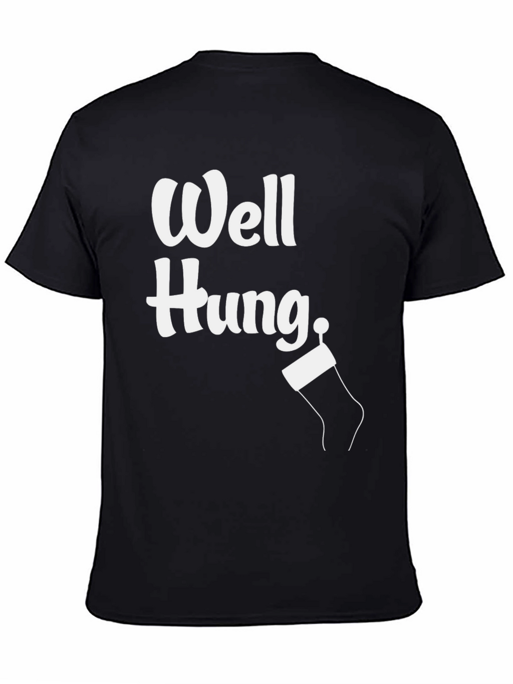 Well Hung Christmas Stocking T-Shirt