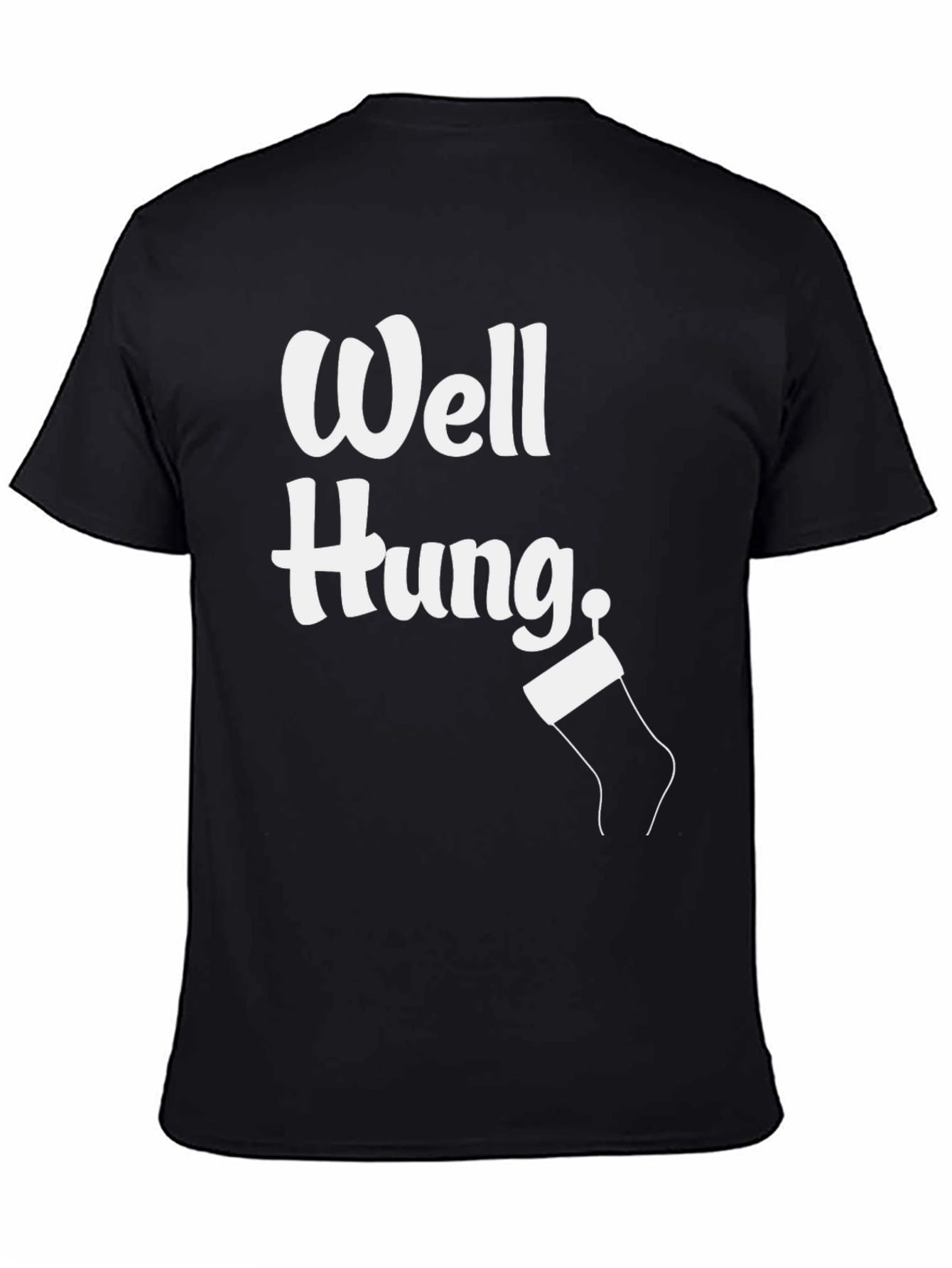Well Hung Christmas Stocking T-Shirt