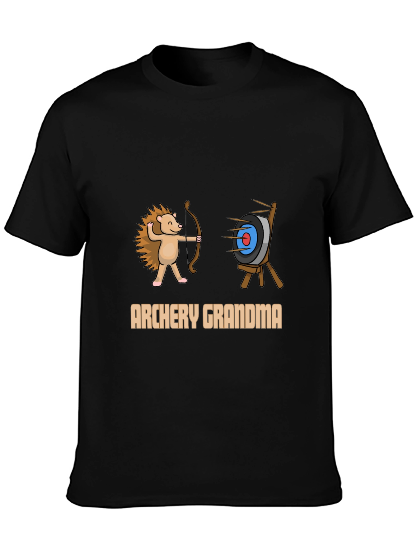Archery Grandma T-Shirt: Hedgehog Archer Tee