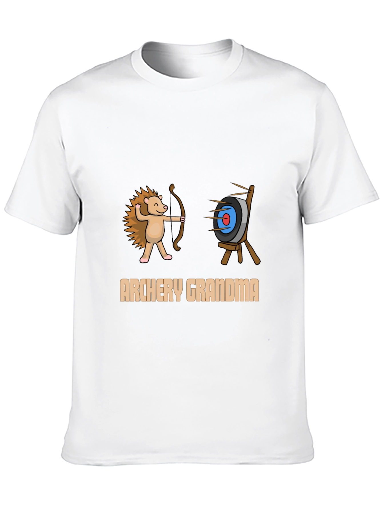 Archery Grandma T-Shirt: Hedgehog Archer Tee