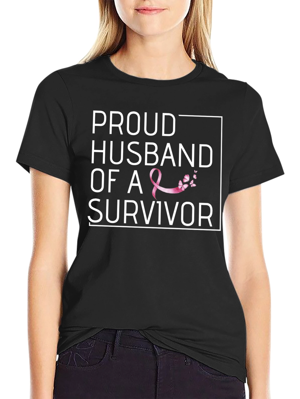Proud Husband of a Survivor T-Shirt