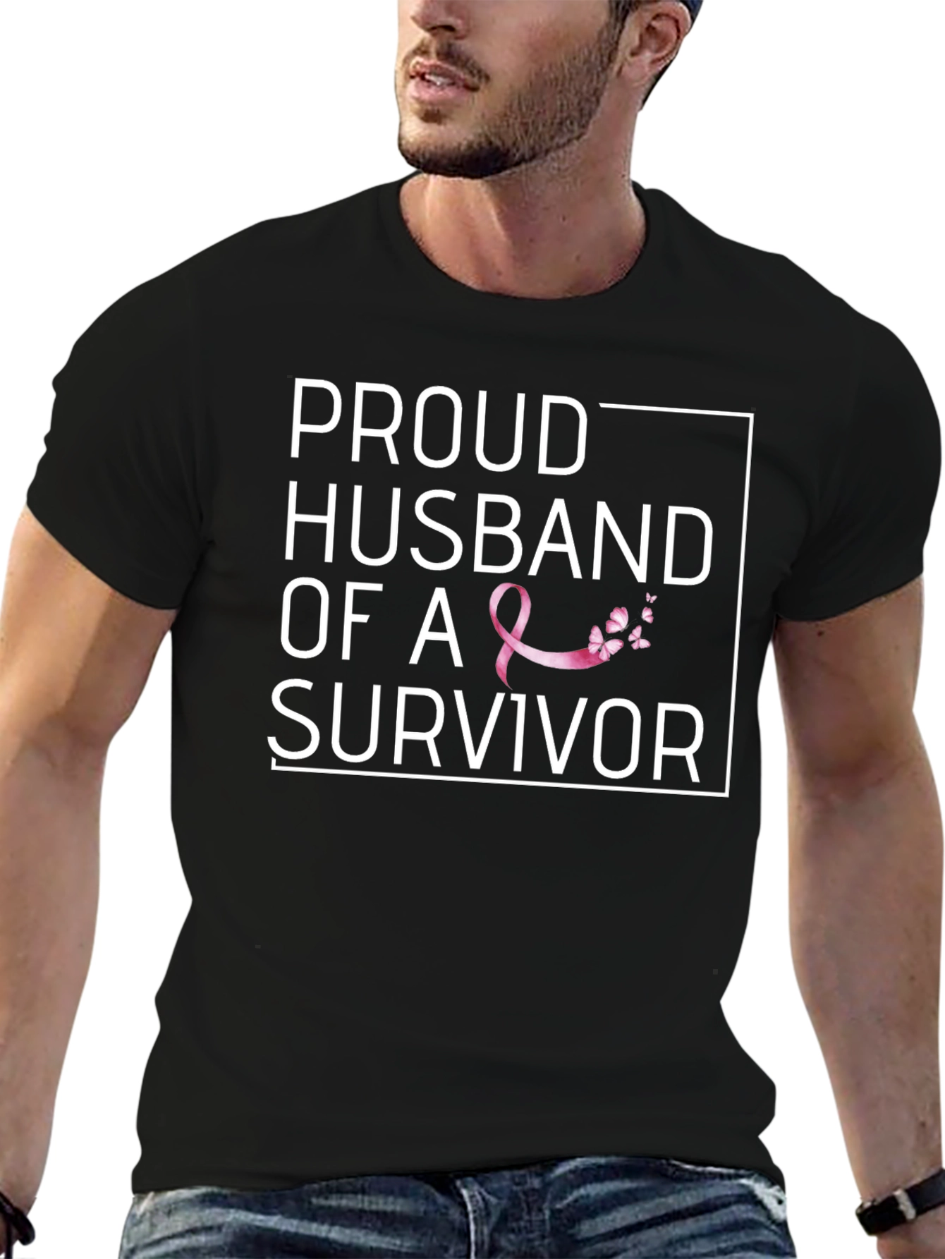 Proud Husband of a Survivor T-Shirt