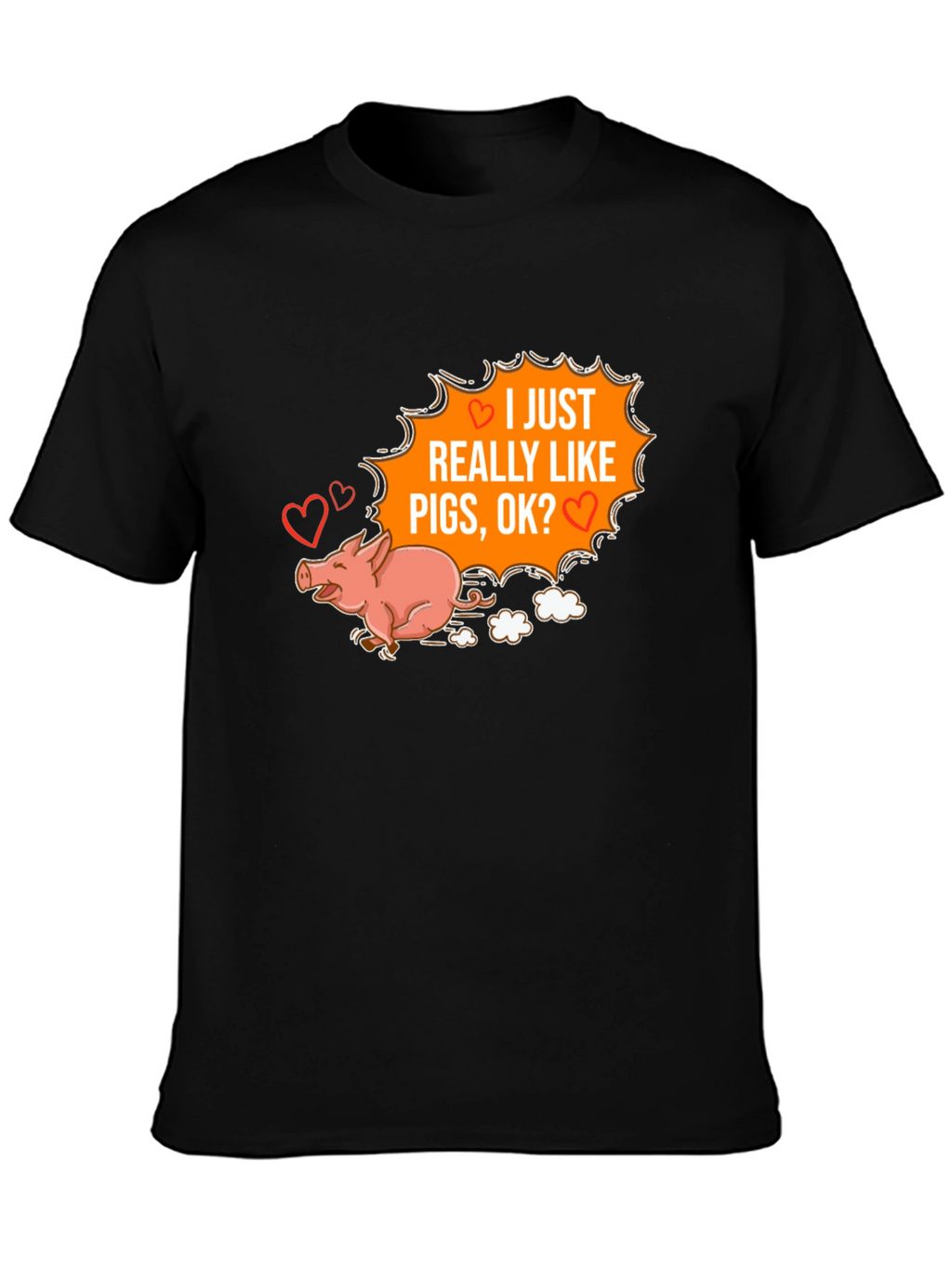 I Heart Pigs Graphic Tee
