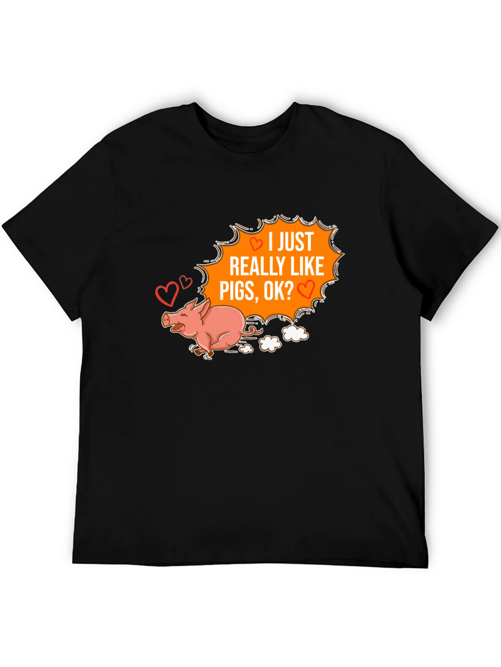 I Heart Pigs Graphic Tee