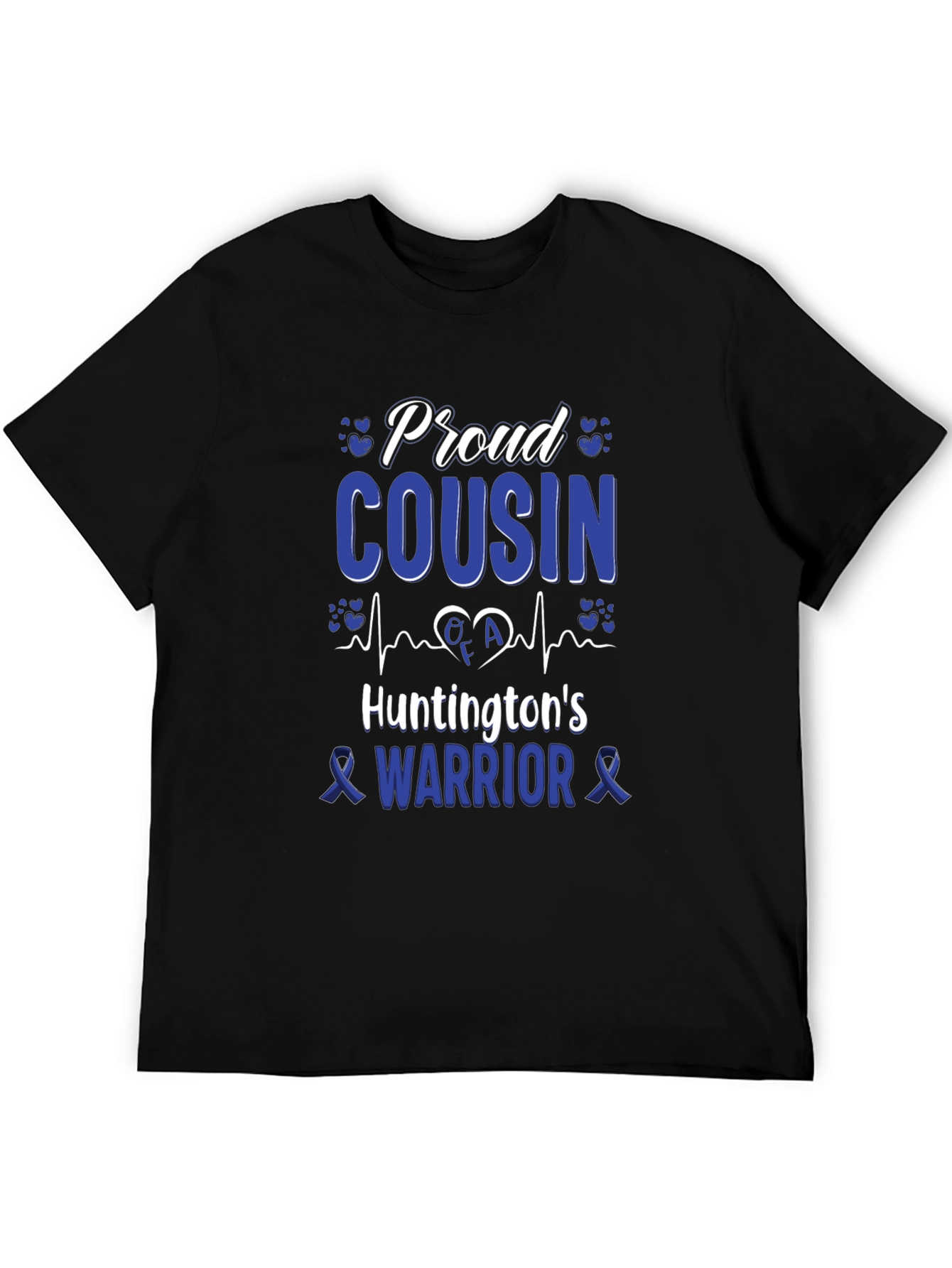 Proud Cousin Huntingtons Warrior Awareness T-Shirt