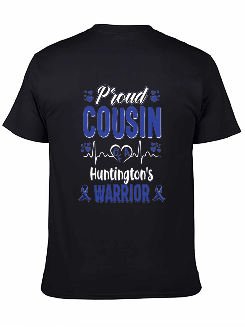 Proud Cousin Huntingtons Warrior Awareness T-Shirt