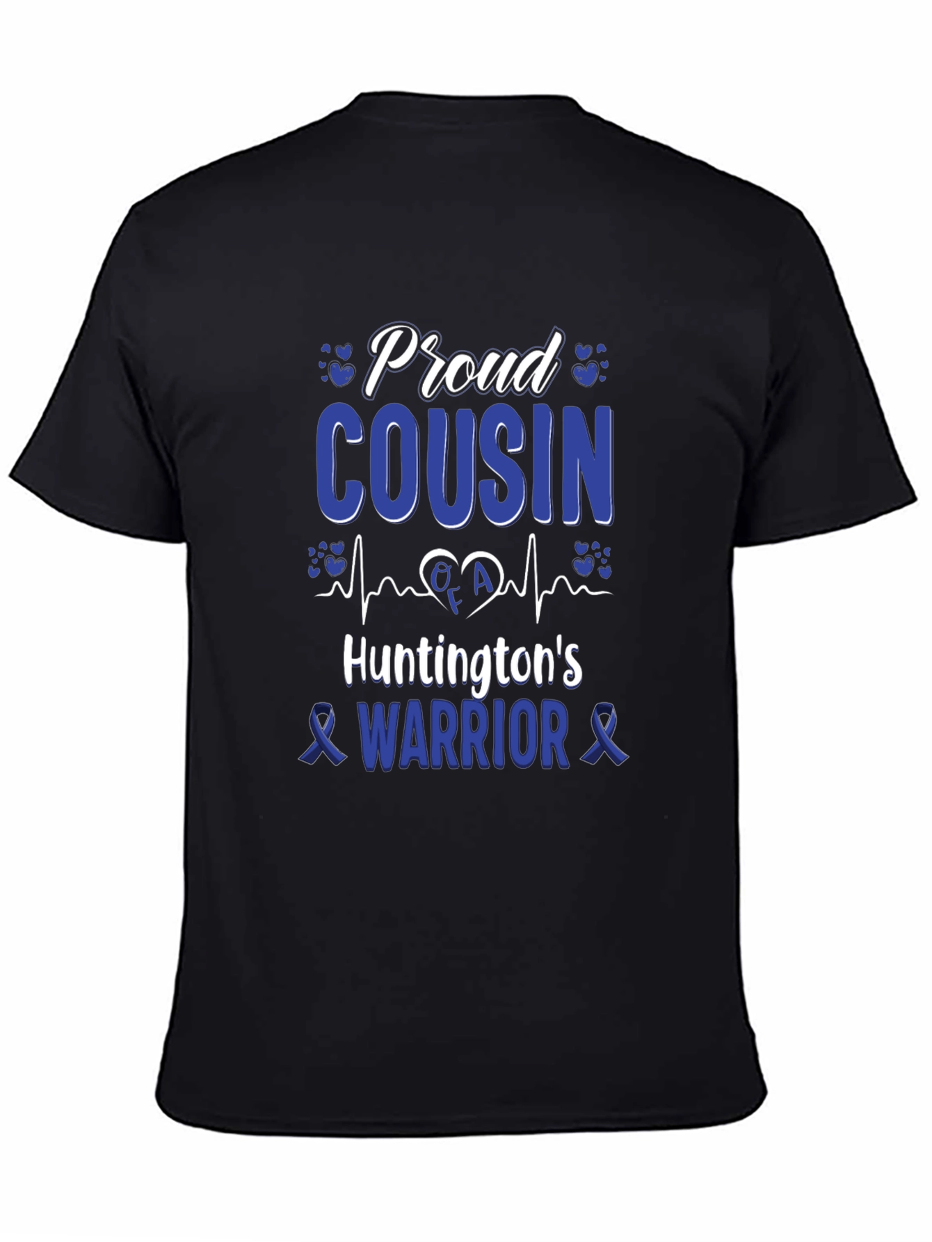 Proud Cousin Huntingtons Warrior Awareness T-Shirt