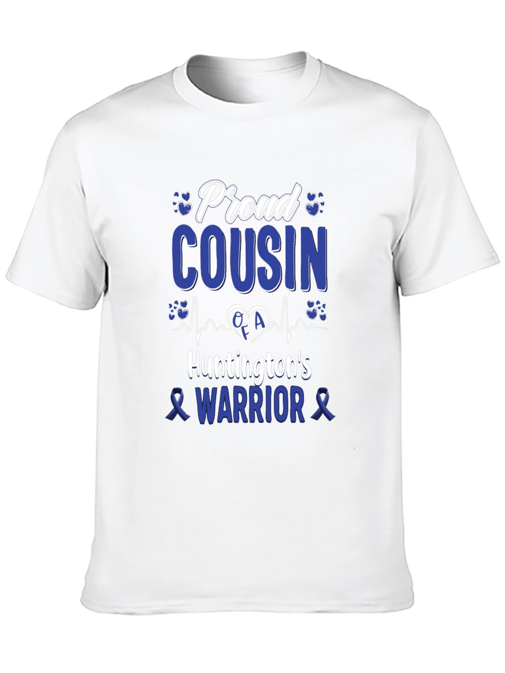 Proud Cousin Huntingtons Warrior Awareness T-Shirt