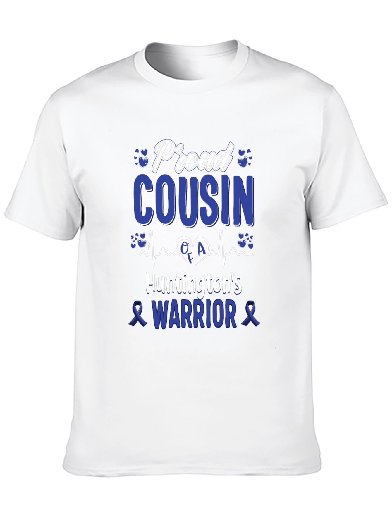 Proud Cousin Huntingtons Warrior Awareness T-Shirt