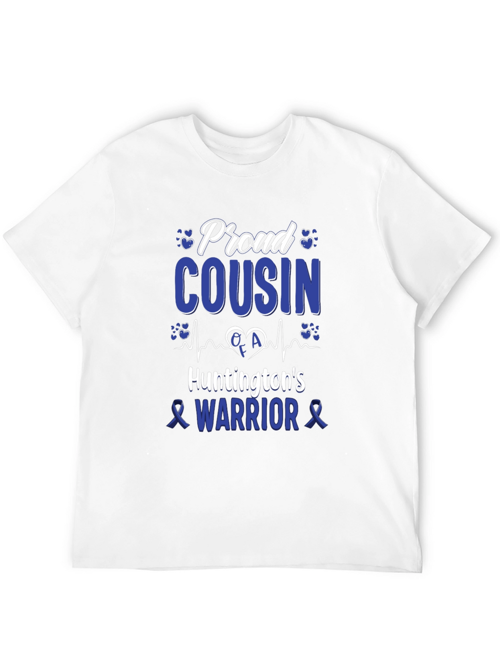 Proud Cousin Huntingtons Warrior Awareness T-Shirt
