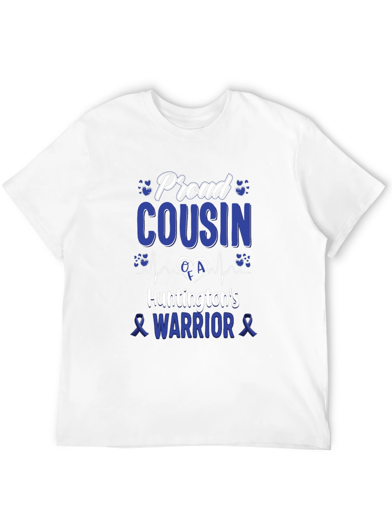 Proud Cousin Huntingtons Warrior Awareness T-Shirt