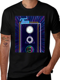 Time Flies Graphic Tee - Unique Neon Design