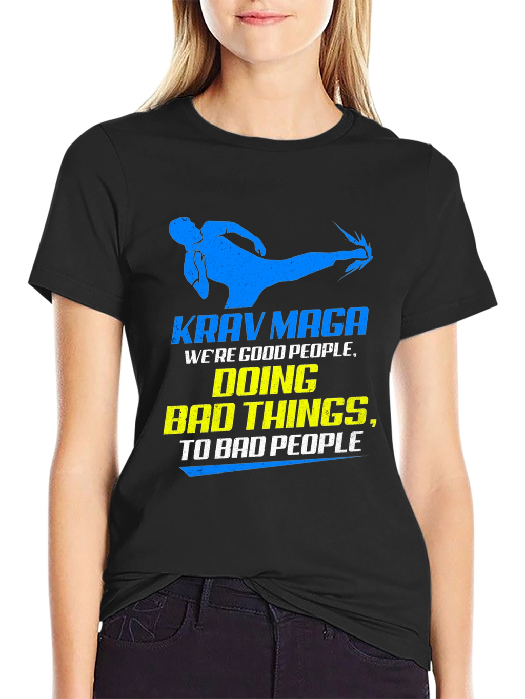 Krav Maga T-Shirt - Good People Doing Bad Things