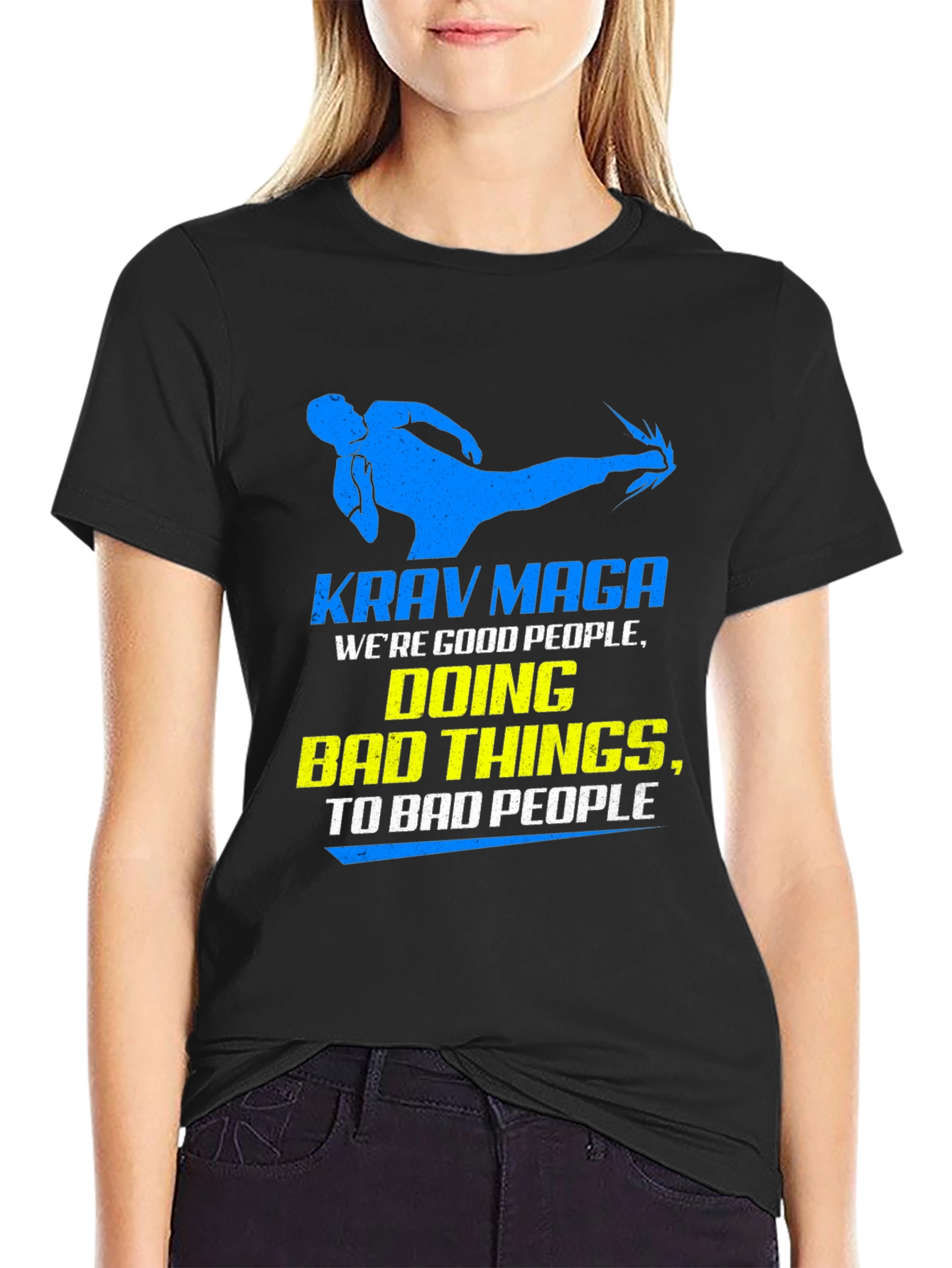 Krav Maga T-Shirt - Good People Doing Bad Things