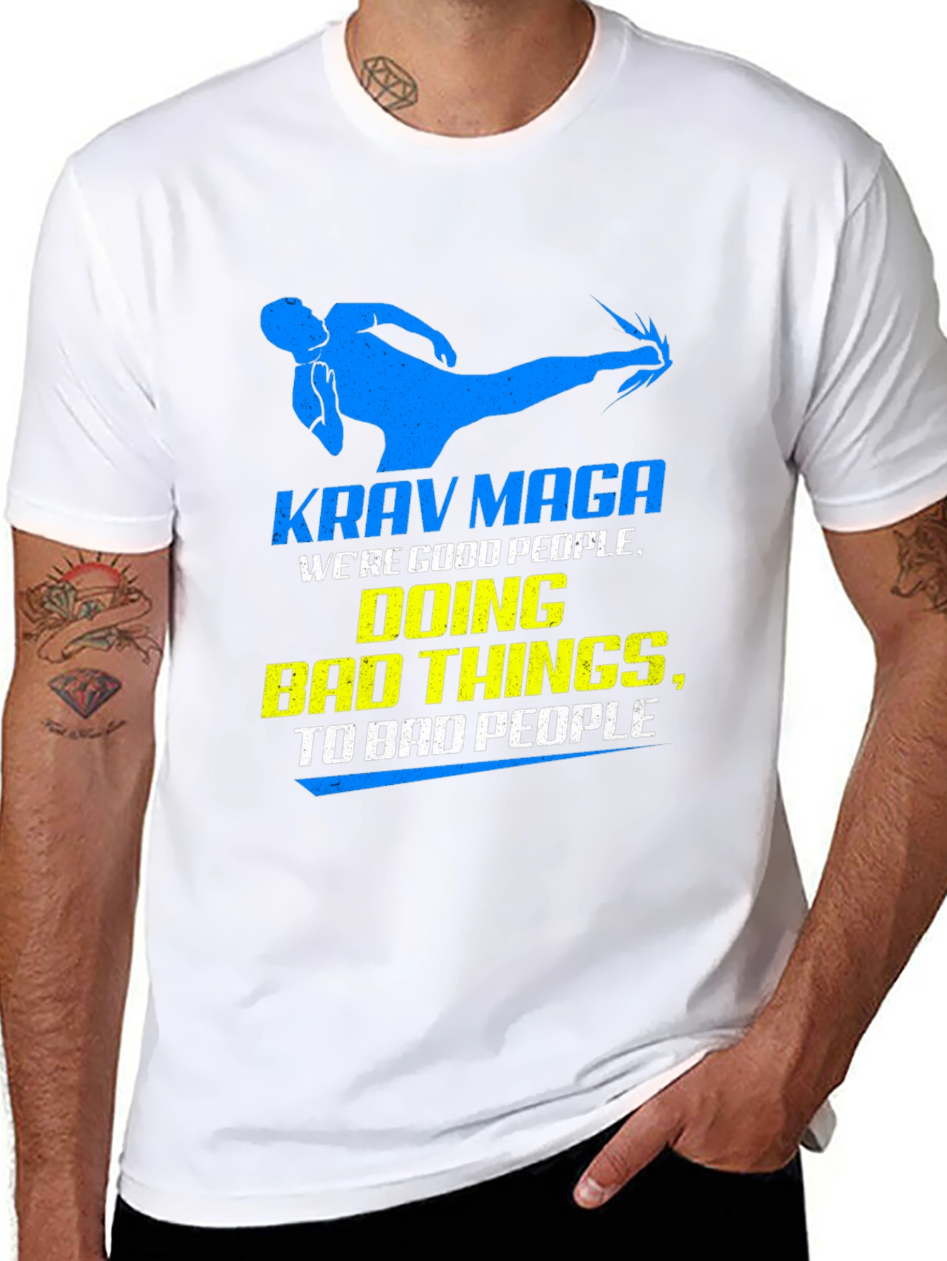 Krav Maga T-Shirt - Good People Doing Bad Things