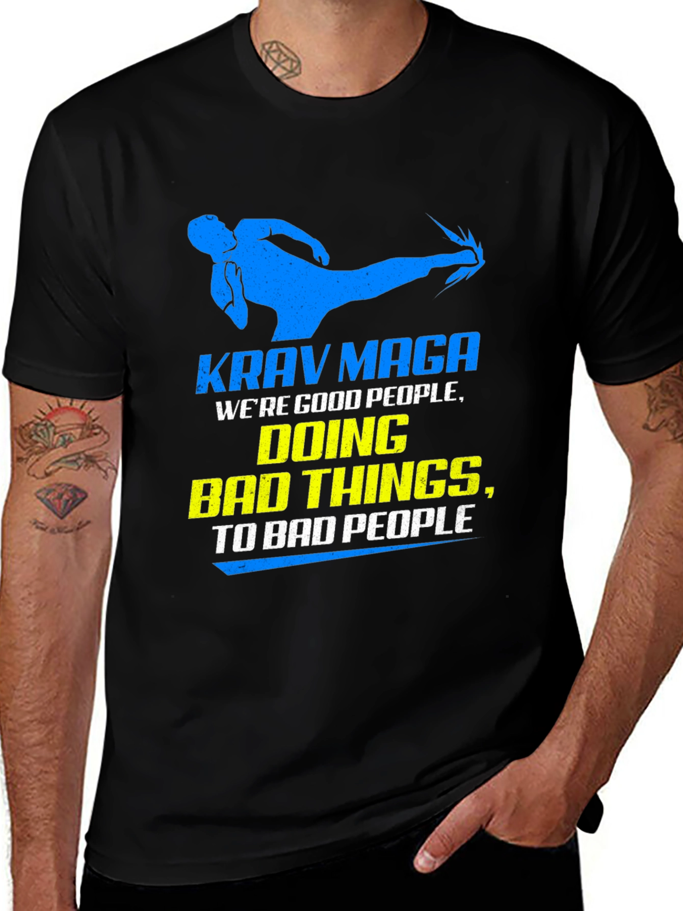 Krav Maga T-Shirt - Good People Doing Bad Things