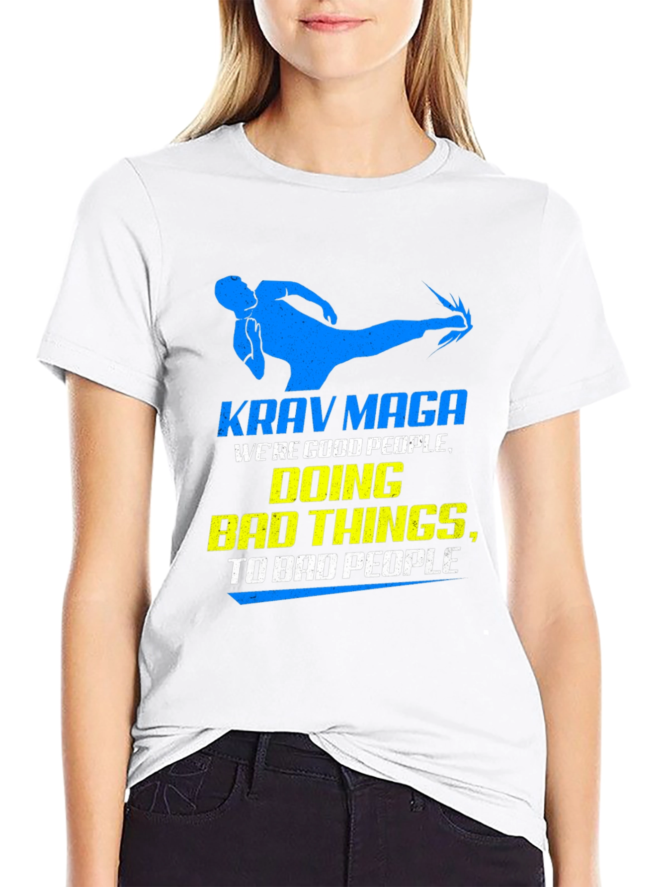 Krav Maga T-Shirt - Good People Doing Bad Things