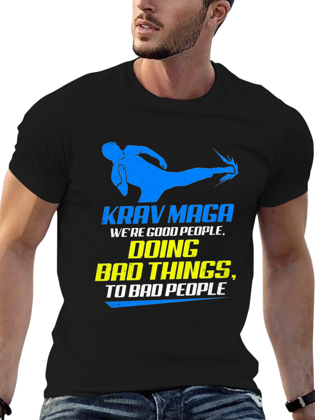 Krav Maga T-Shirt - Good People Doing Bad Things