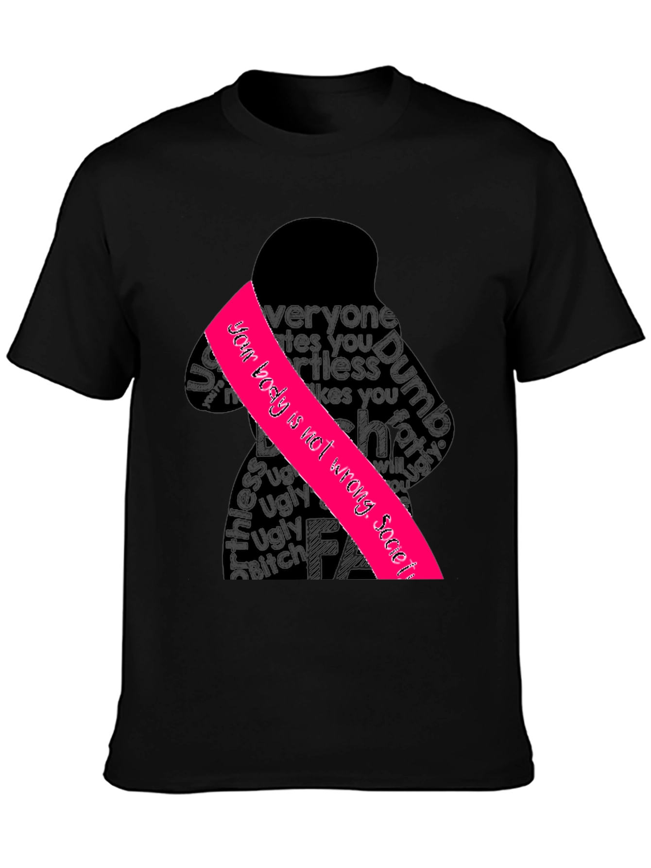 Empowering Graphic Tee - Your Body is Not Wrong