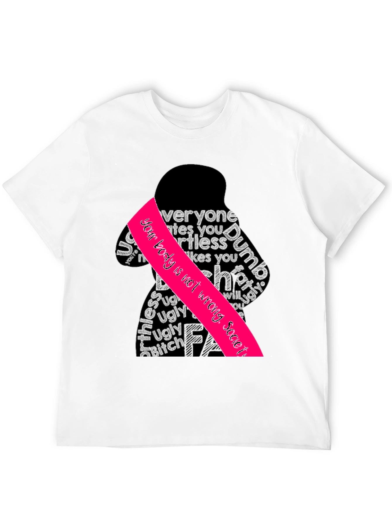 Empowering Graphic Tee - Your Body is Not Wrong