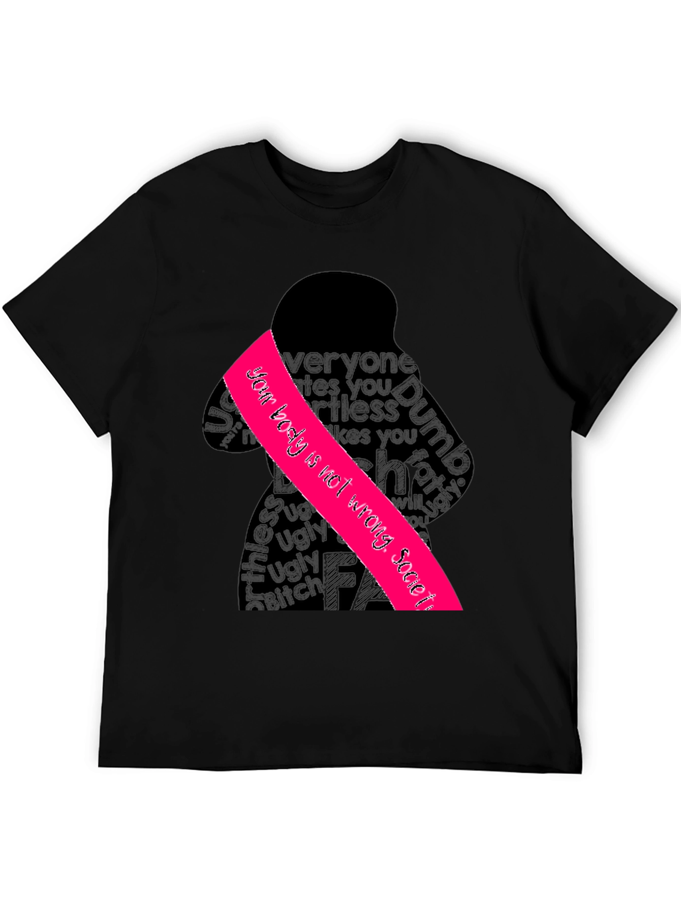 Empowering Graphic Tee - Your Body is Not Wrong