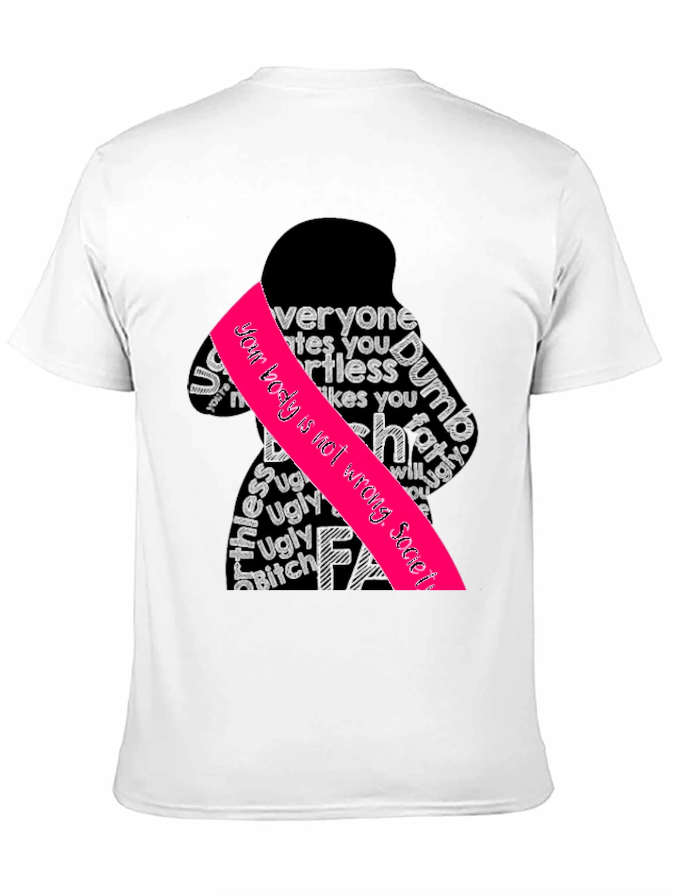 Empowering Graphic Tee - Your Body is Not Wrong