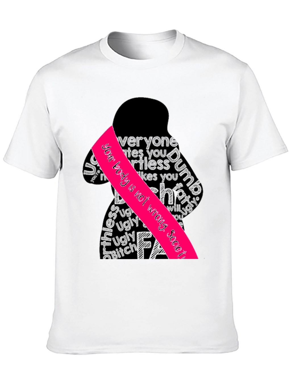 Empowering Graphic Tee - Your Body is Not Wrong