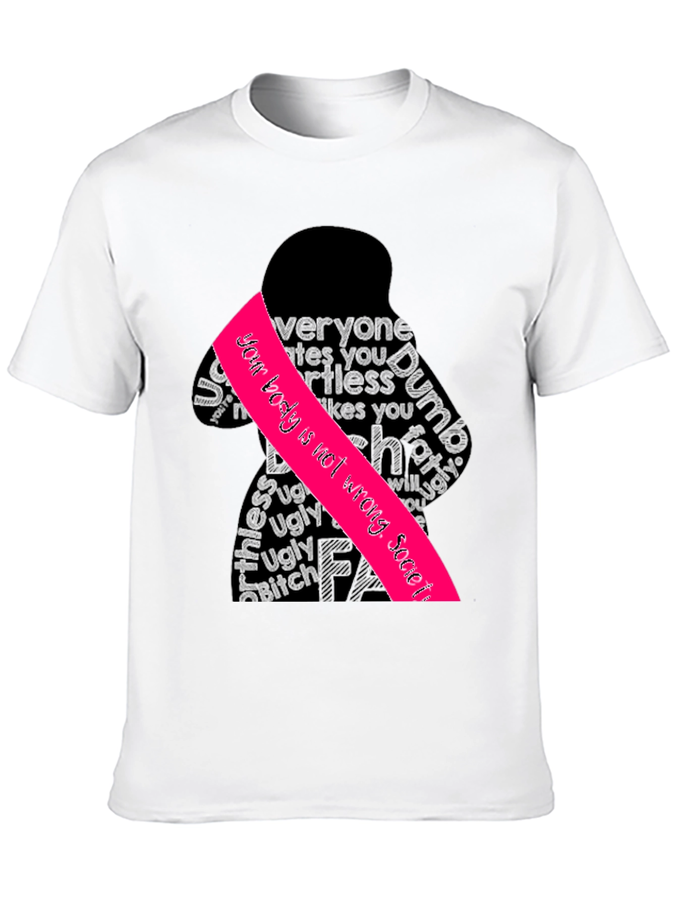 Empowering Graphic Tee - Your Body is Not Wrong