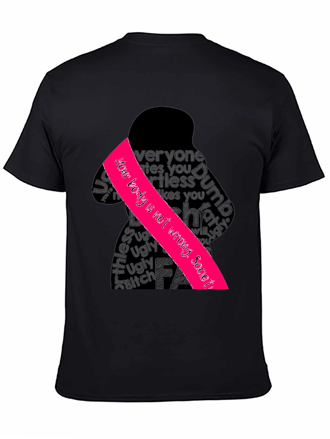 Empowering Graphic Tee - Your Body is Not Wrong