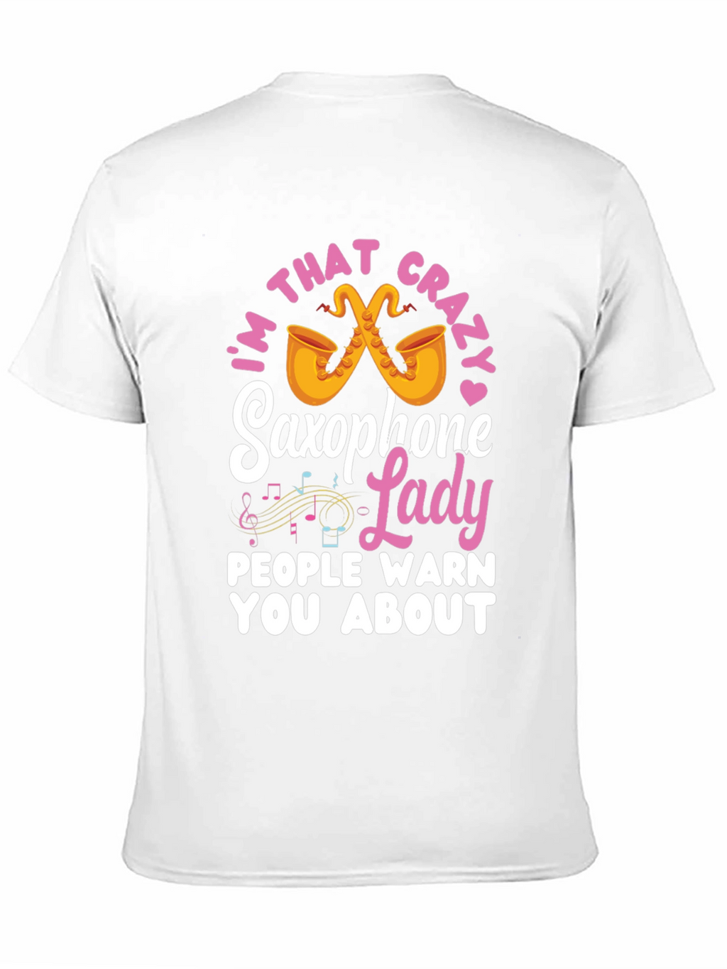 Crazy Saxophone Lady T-Shirt