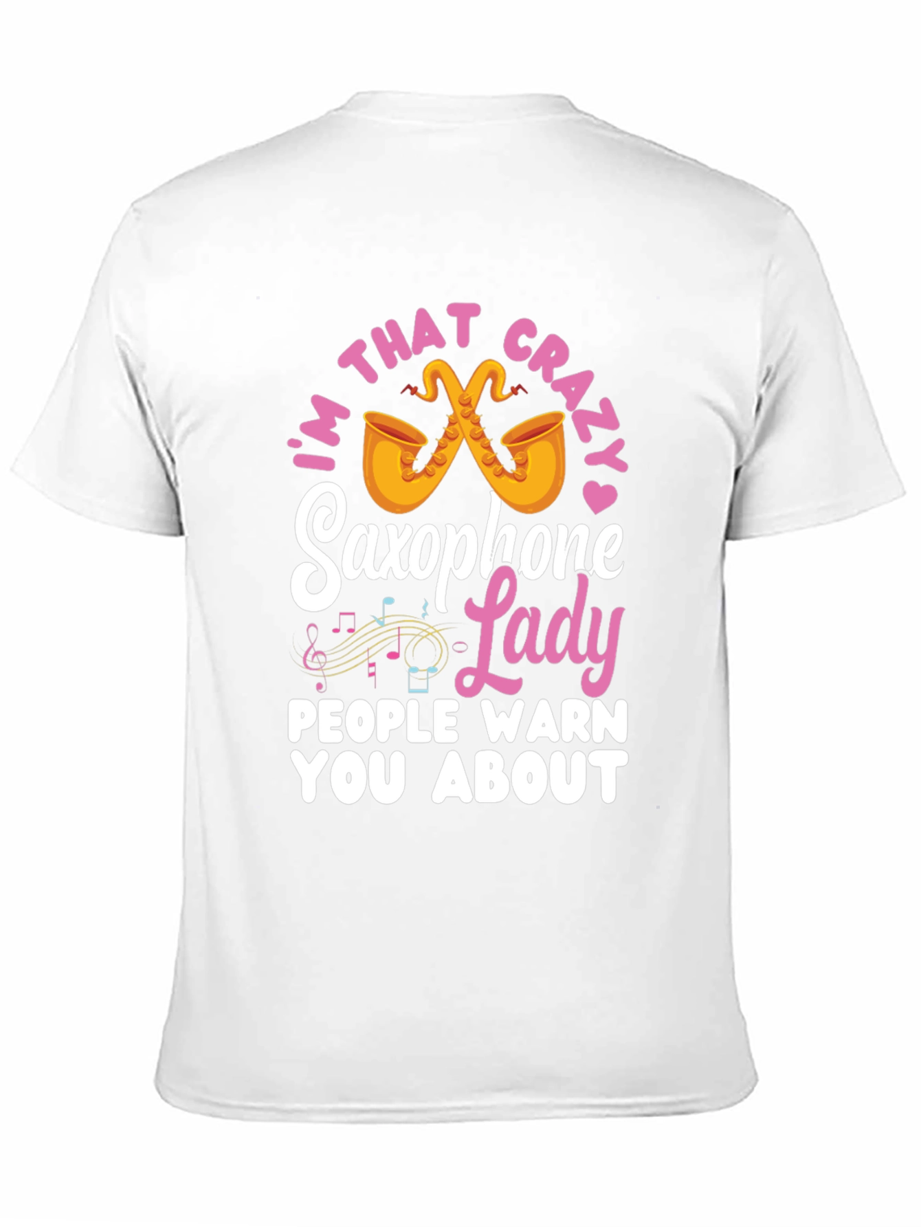 Crazy Saxophone Lady T-Shirt