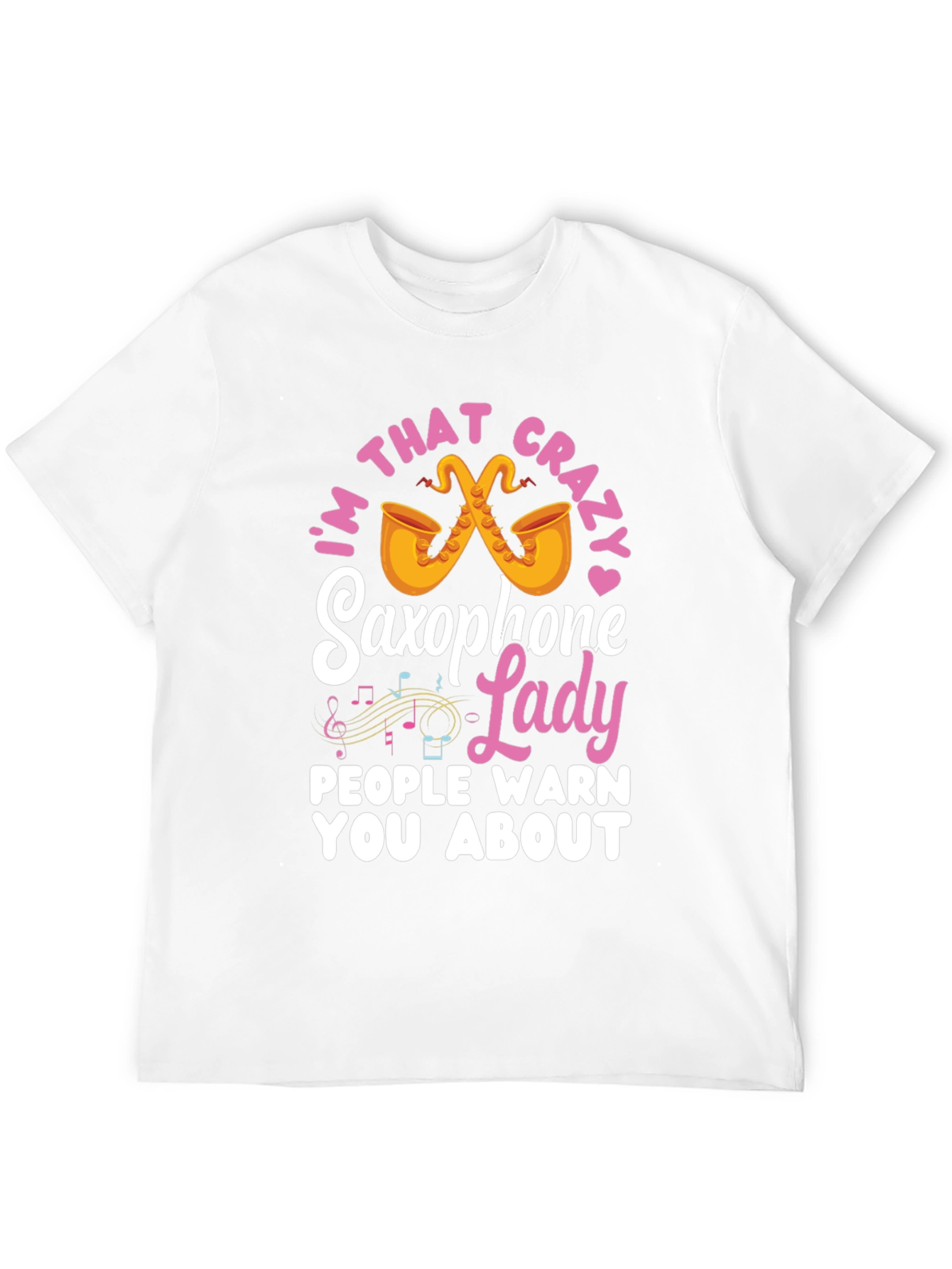 Crazy Saxophone Lady T-Shirt