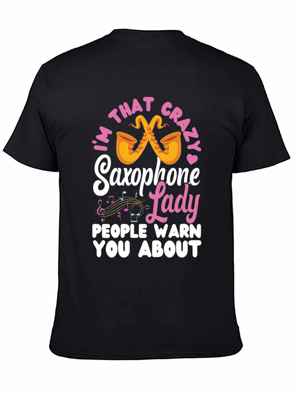 Crazy Saxophone Lady T-Shirt