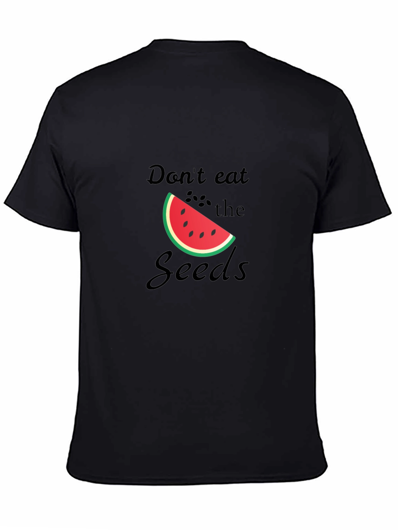 Dont Eat the Seeds Funny Watermelon Graphic Tee