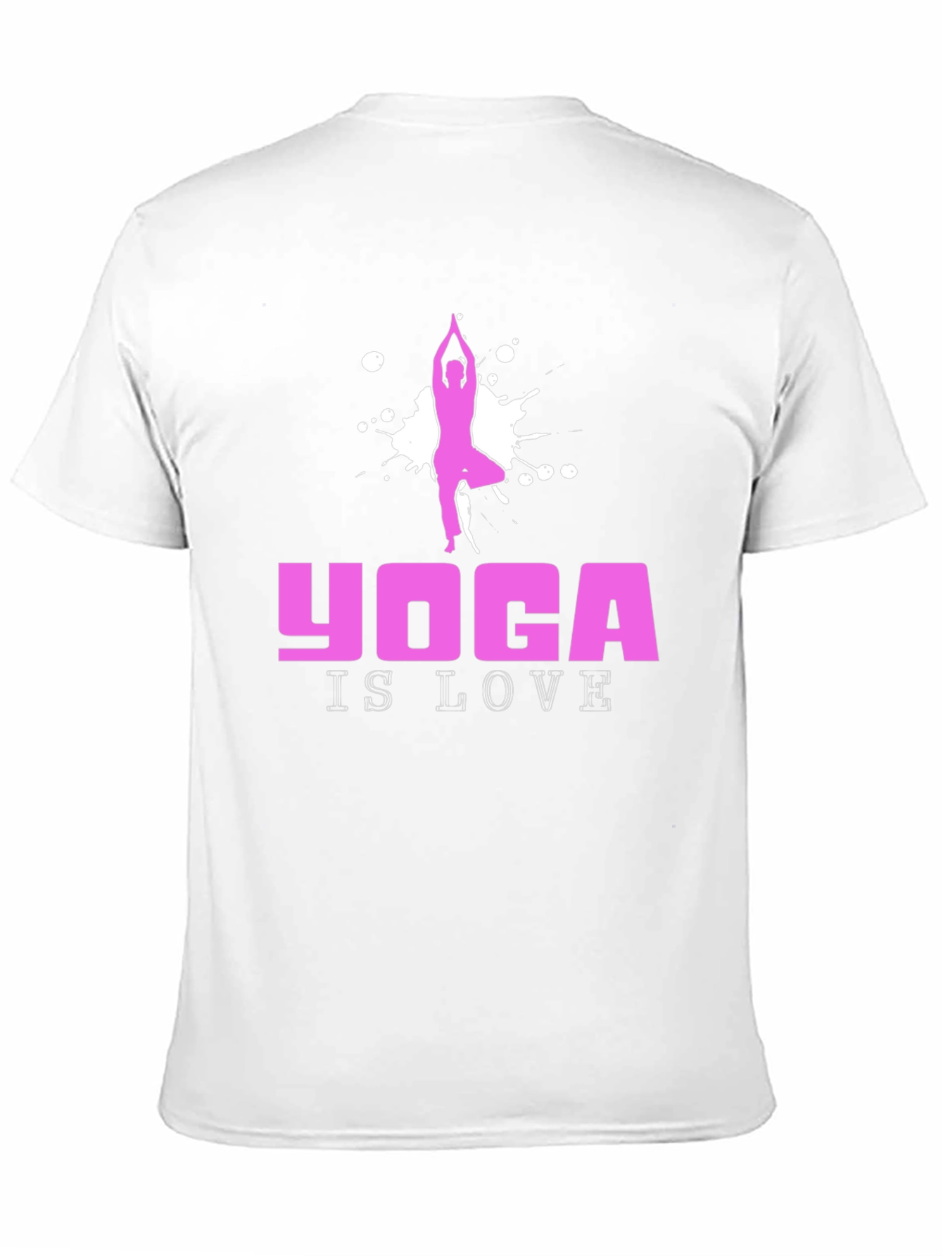 Yoga Is Love Graphic Tee - Black
