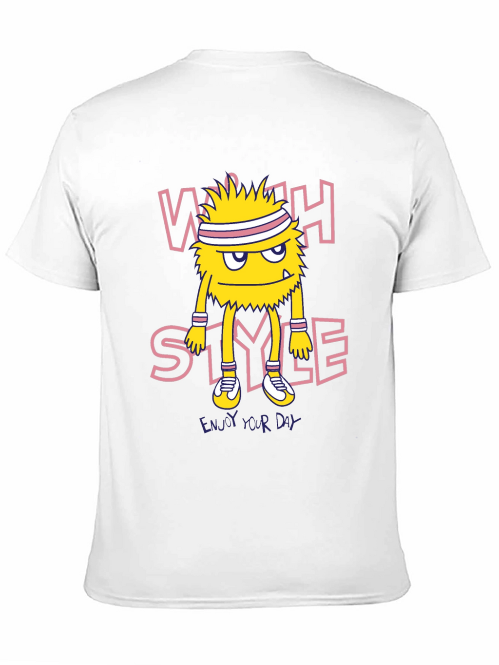 Whack Style Monster Graphic Tee - Black
