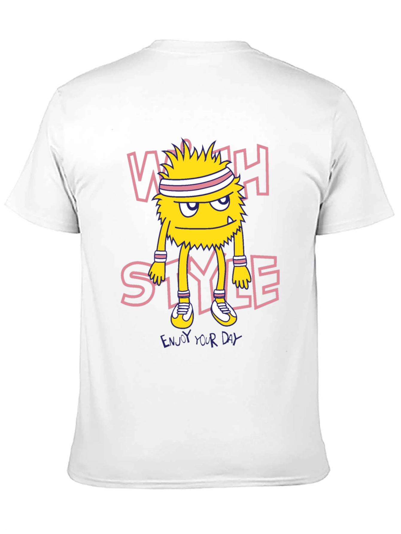 Whack Style Monster Graphic Tee - Black