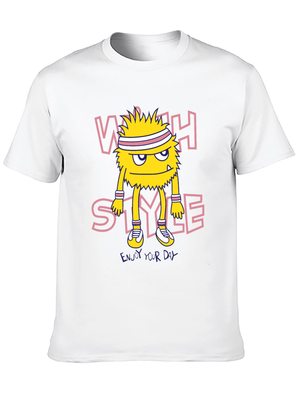 Whack Style Monster Graphic Tee - Black