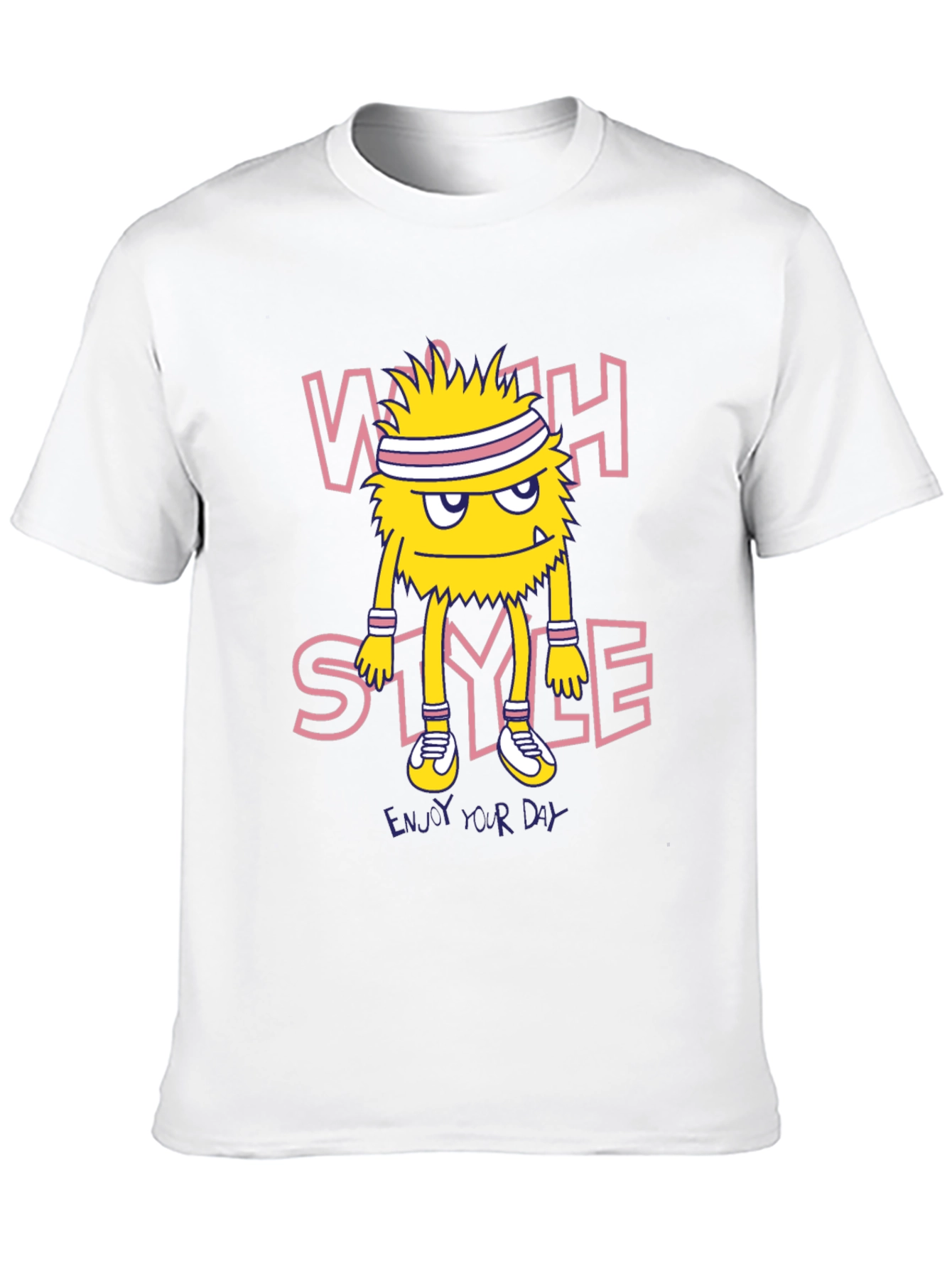 Whack Style Monster Graphic Tee - Black