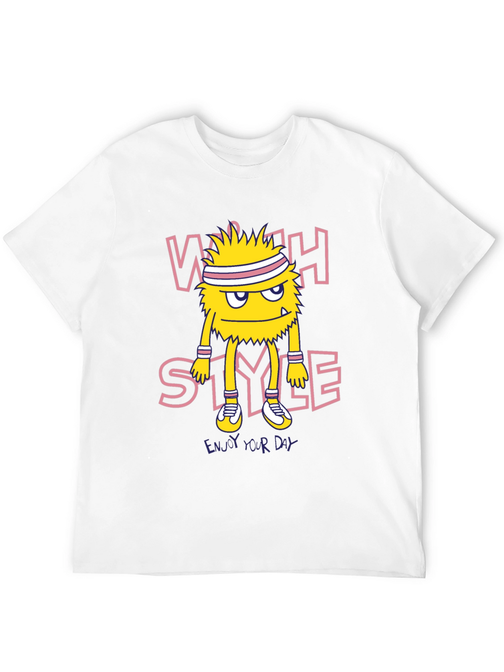 Whack Style Monster Graphic Tee - Black
