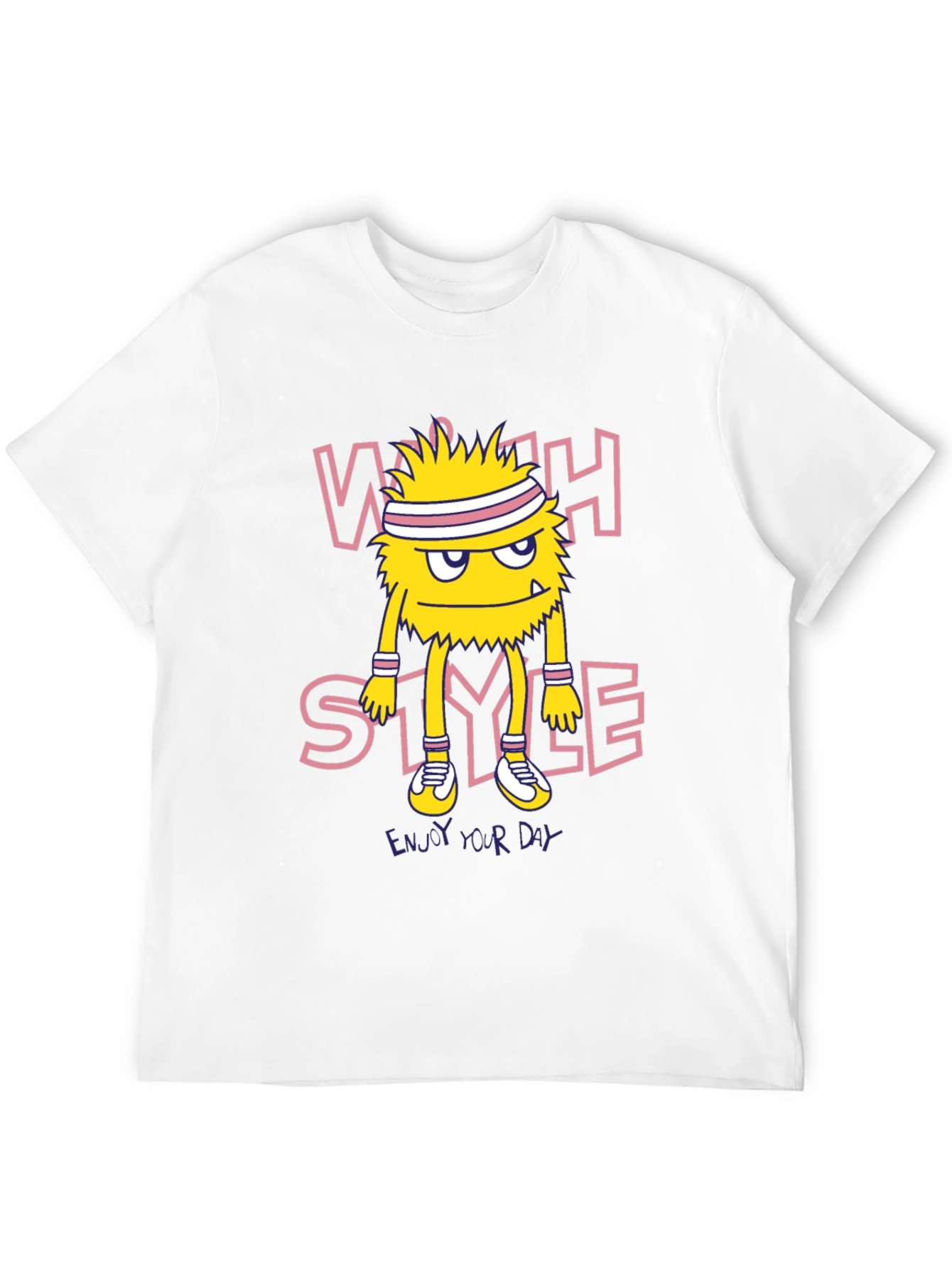 Whack Style Monster Graphic Tee - Black