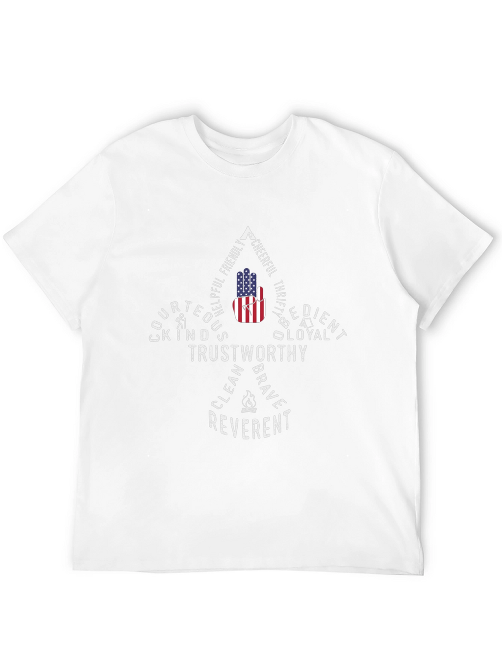 Boy Scout Values Graphic T-Shirt - Black