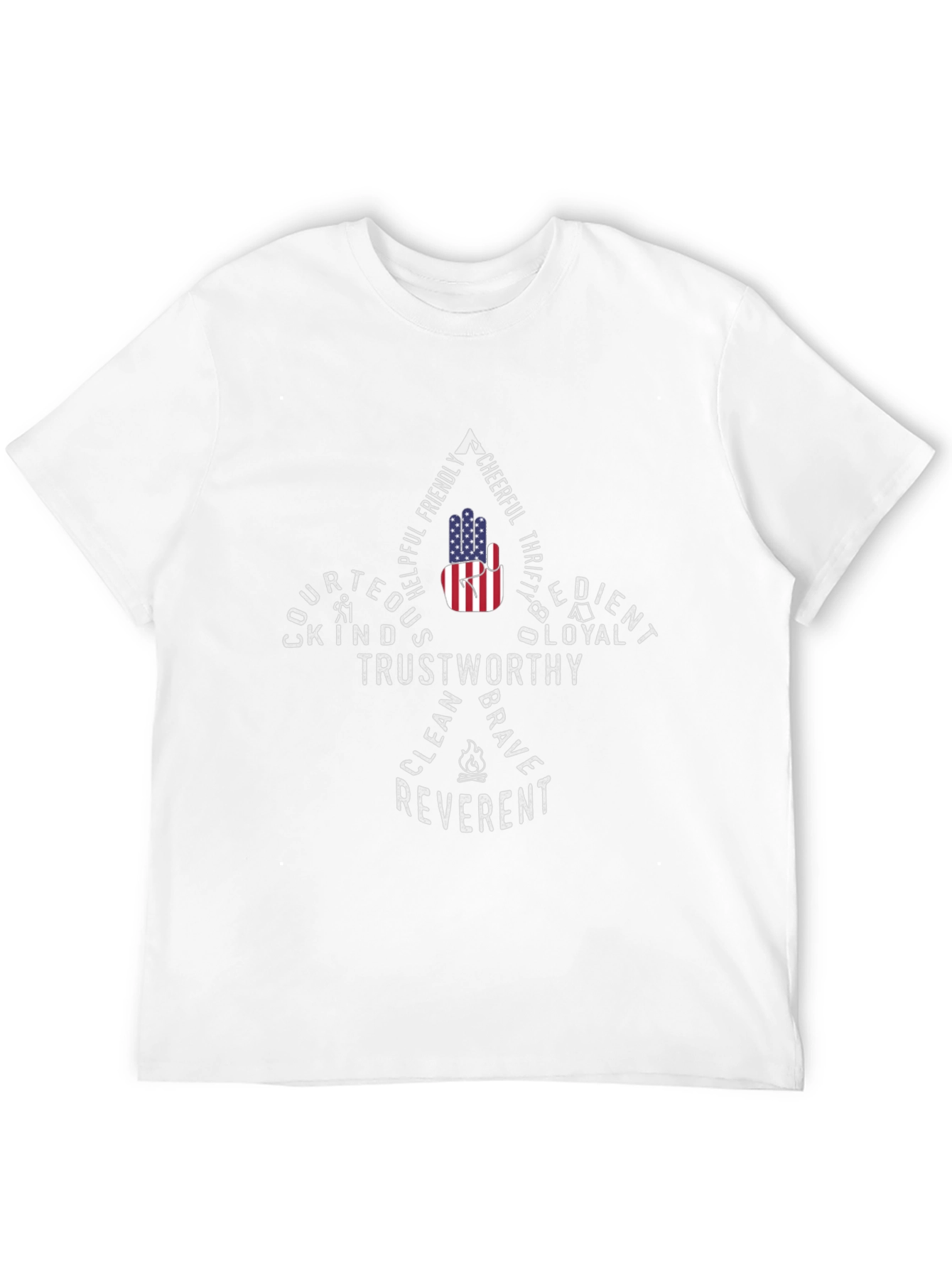 Boy Scout Values Graphic T-Shirt - Black