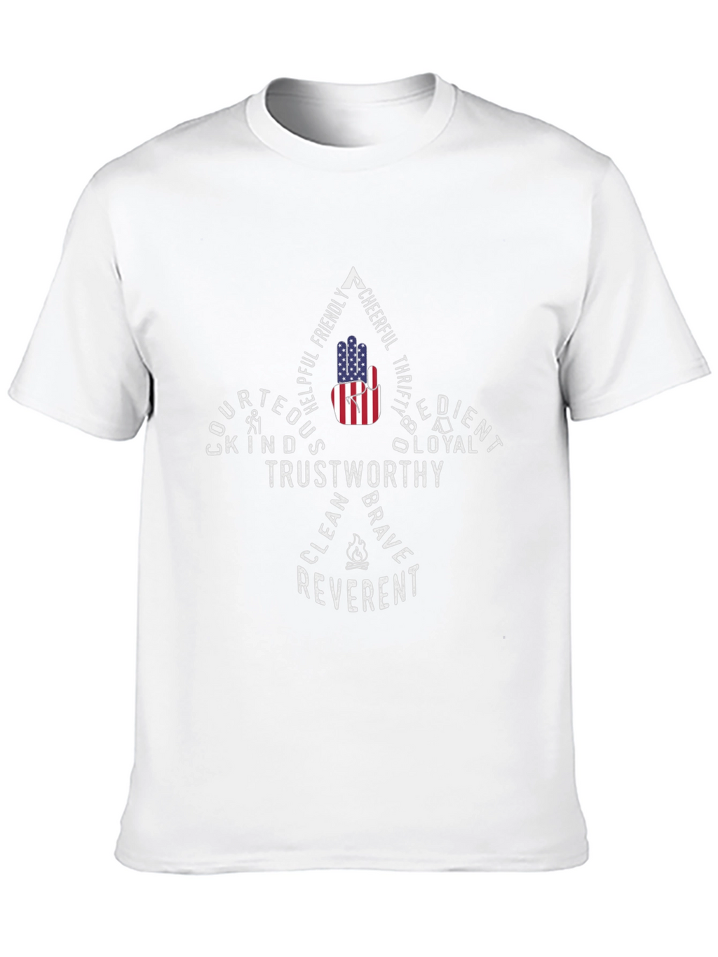 Boy Scout Values Graphic T-Shirt - Black