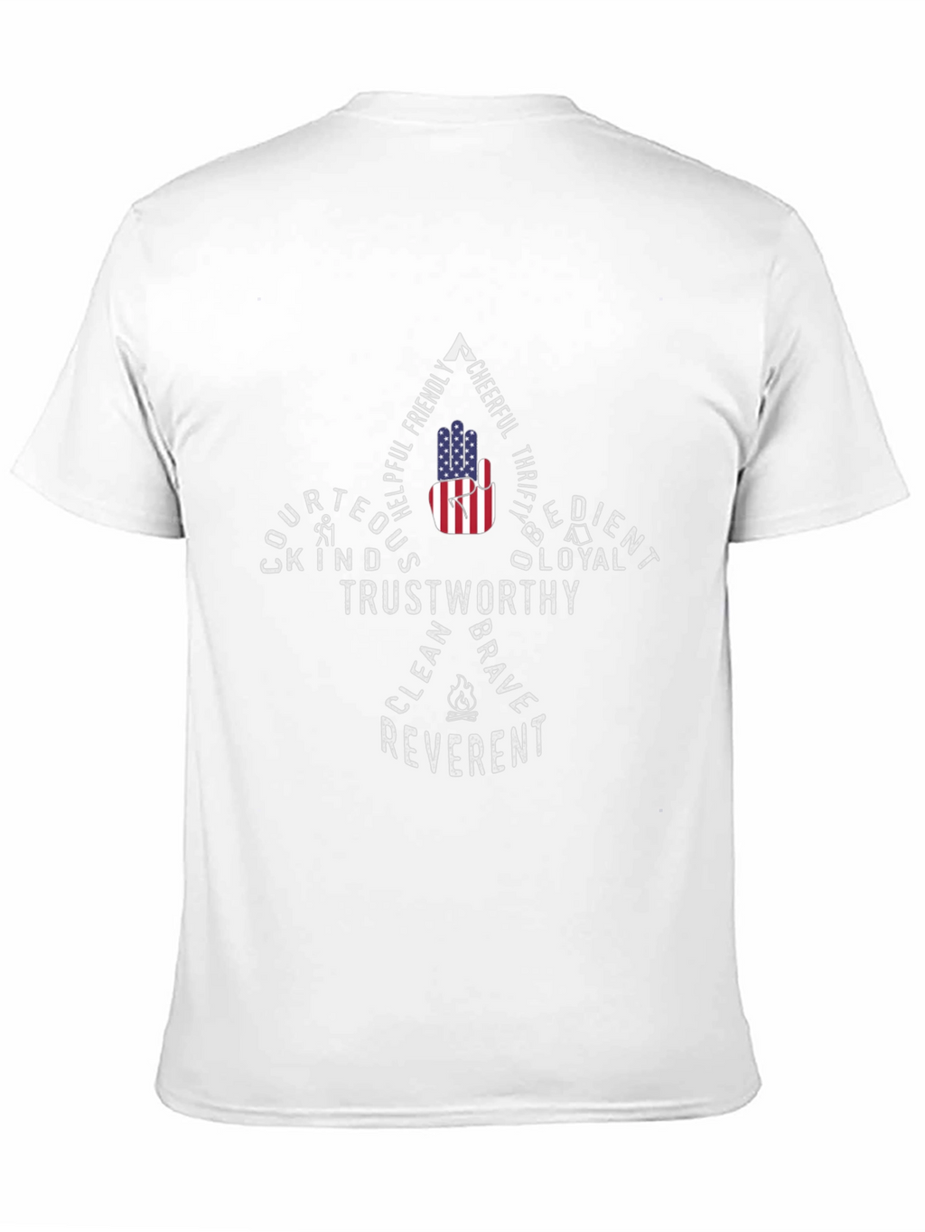Boy Scout Values Graphic T-Shirt - Black