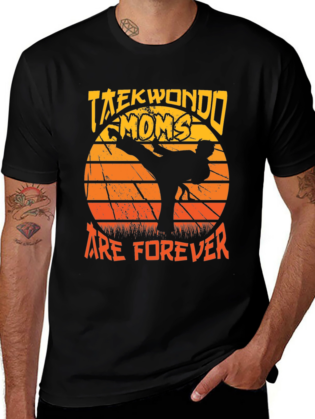 Taekwondo Moms Are Forever Graphic Tee