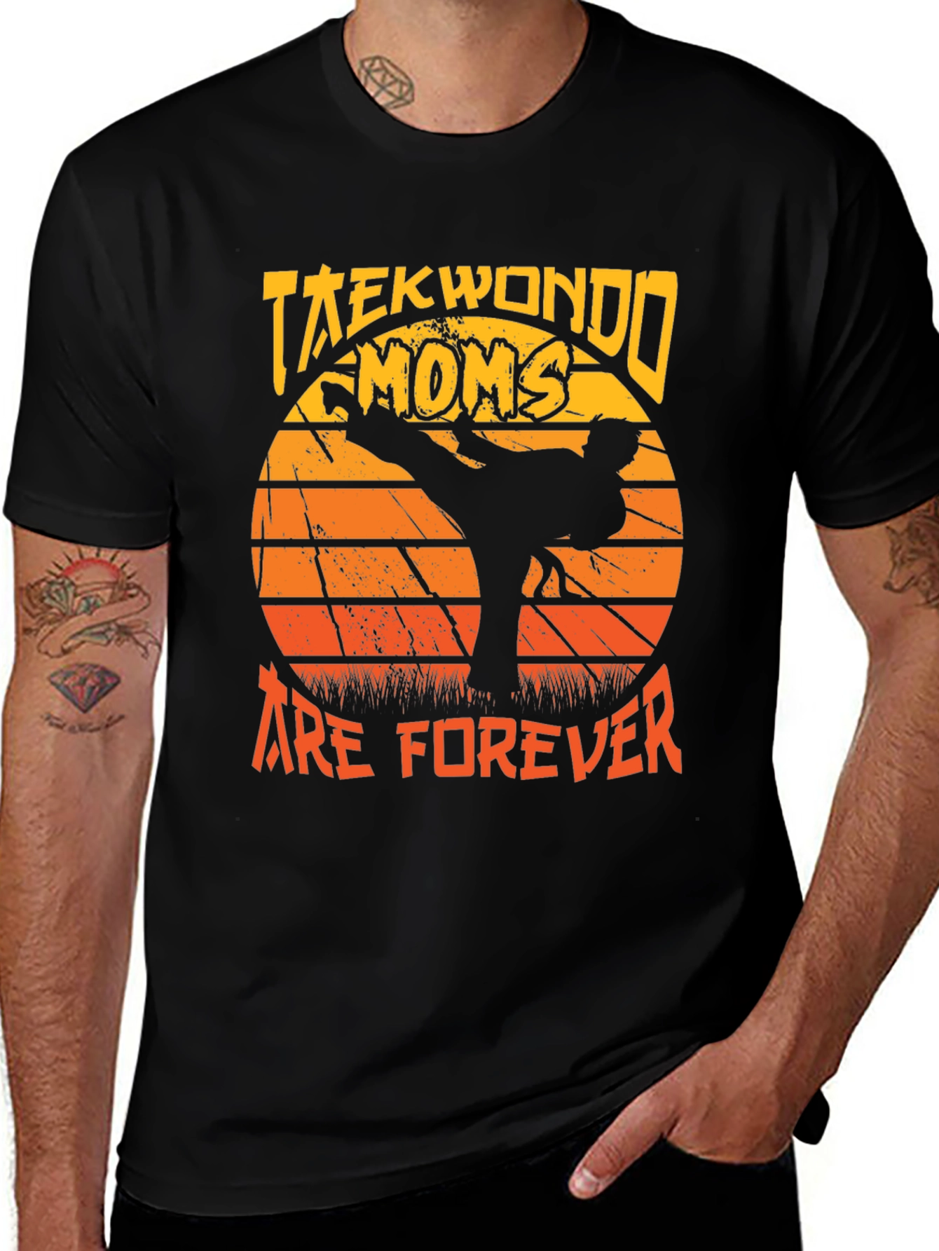 Taekwondo Moms Are Forever Graphic Tee