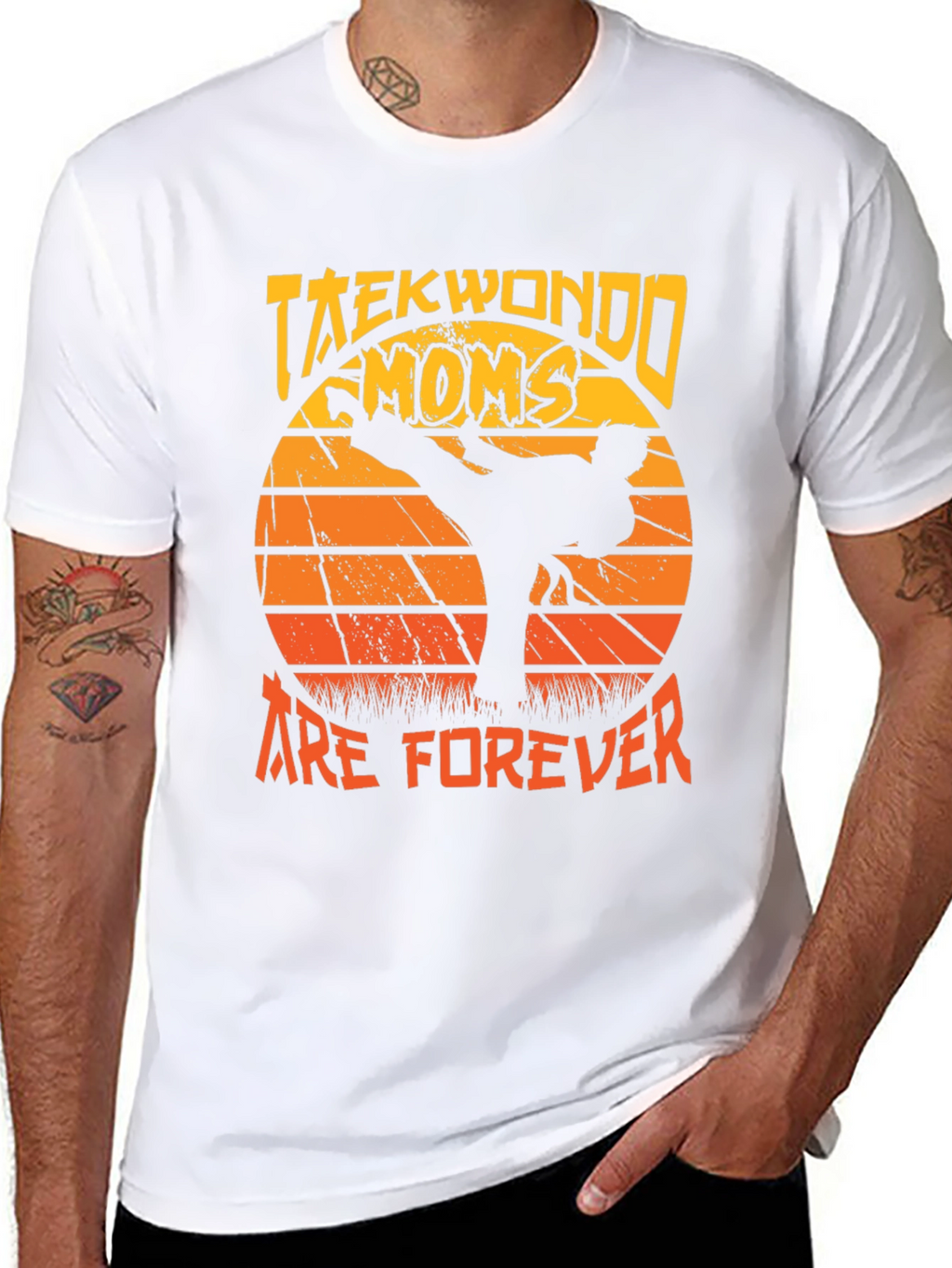 Taekwondo Moms Are Forever Graphic Tee